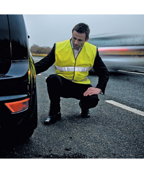 Plain Motorist Safety Vest Result